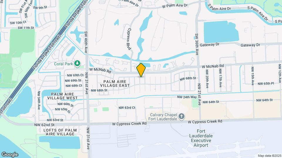 6832 NW 27th Terrace Map and Location Details