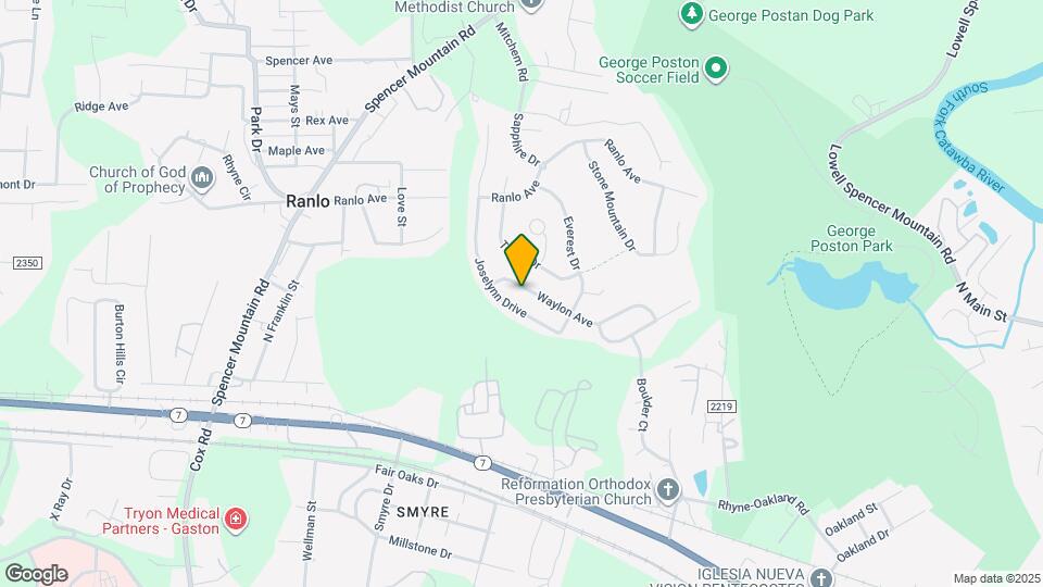 1332 Waylon Ave Map and Location Details