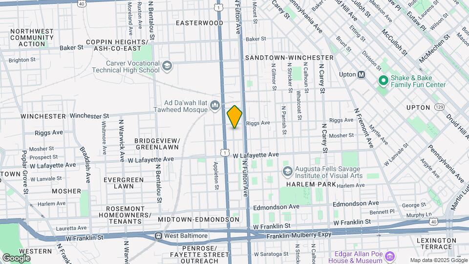 1013 McKean Ave Map and Location Details