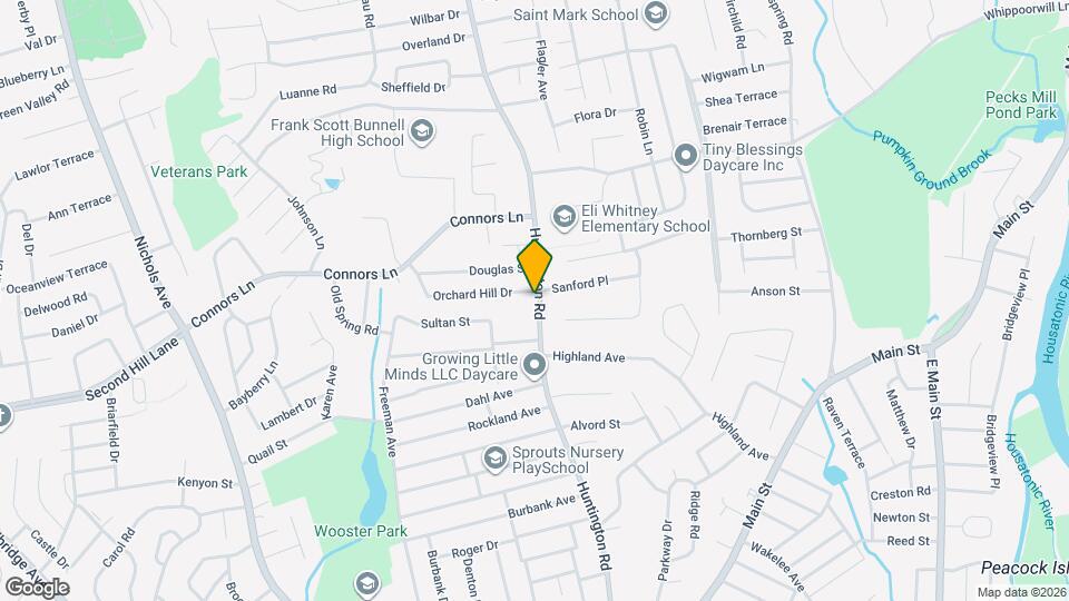 985 Huntington Rd Map and Location Details