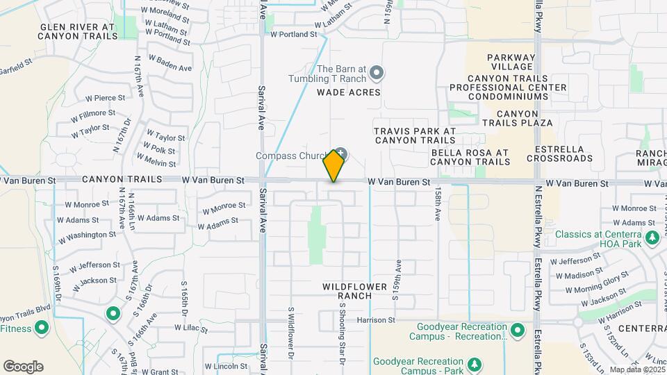 16092 W Woodlands Ave Map and Location Details