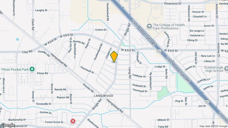 6705 Lodge St Map and Location Details