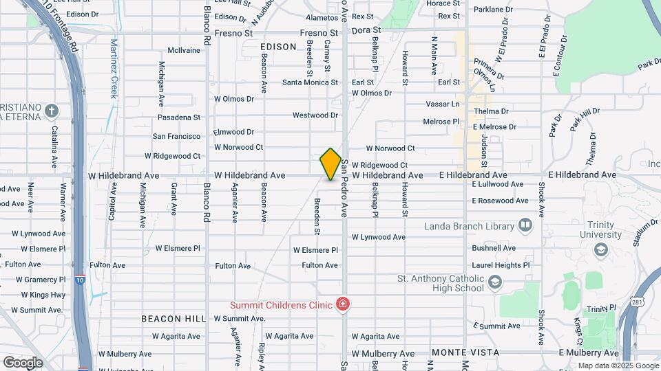 419 W Lullwood Ave Map and Location Details