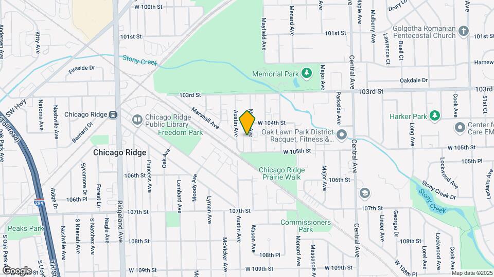 10432 S Mason Map and Location Details