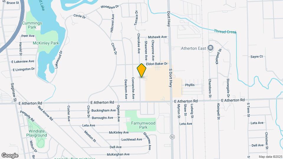3505 Cherokee Ave Map and Location Details