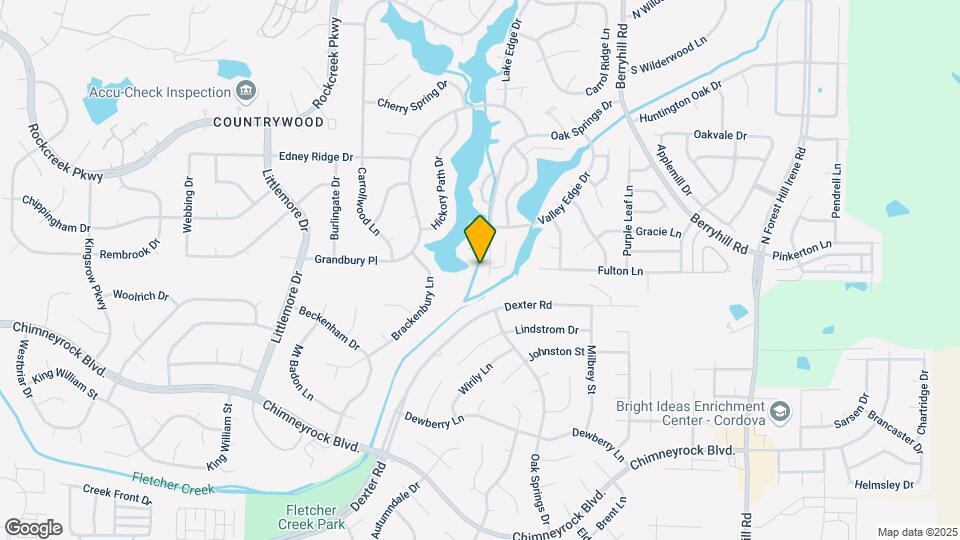 2125 Oak Springs Dr Map and Location Details