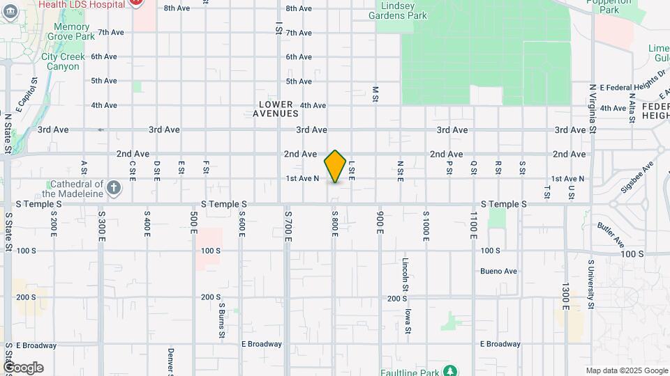 777 E S Temple St Map and Location Details