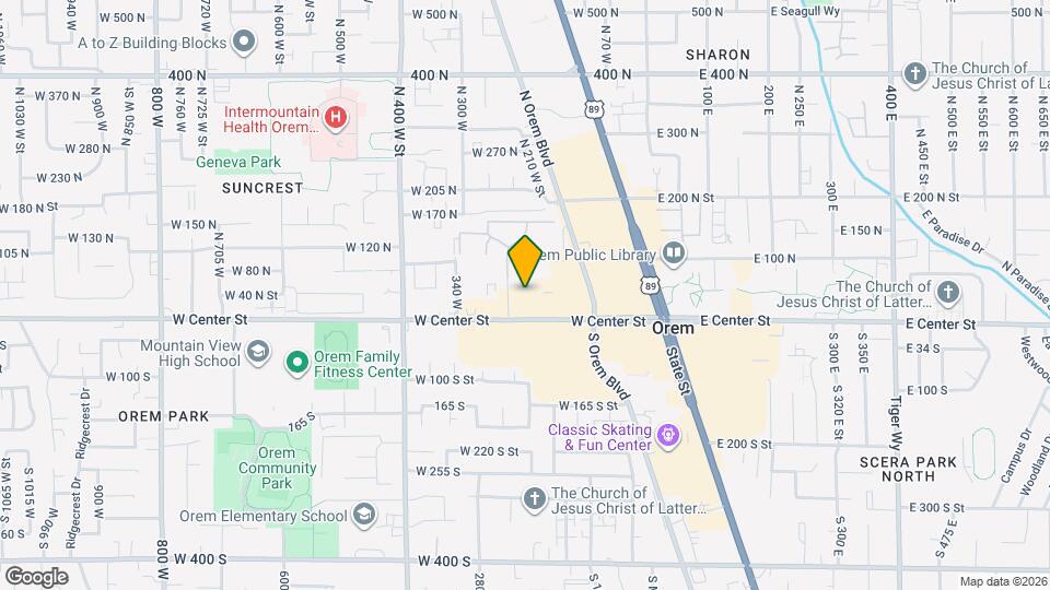 44 N Garden Park Dr Map and Location Details