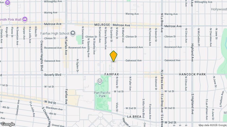 358 N Gardner St, Unit 356.5 Map and Location Details