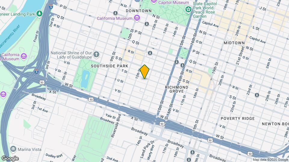 1228 T St Map and Location Details