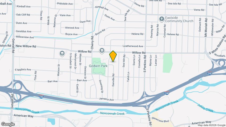 1754 Danville Rd Map and Location Details