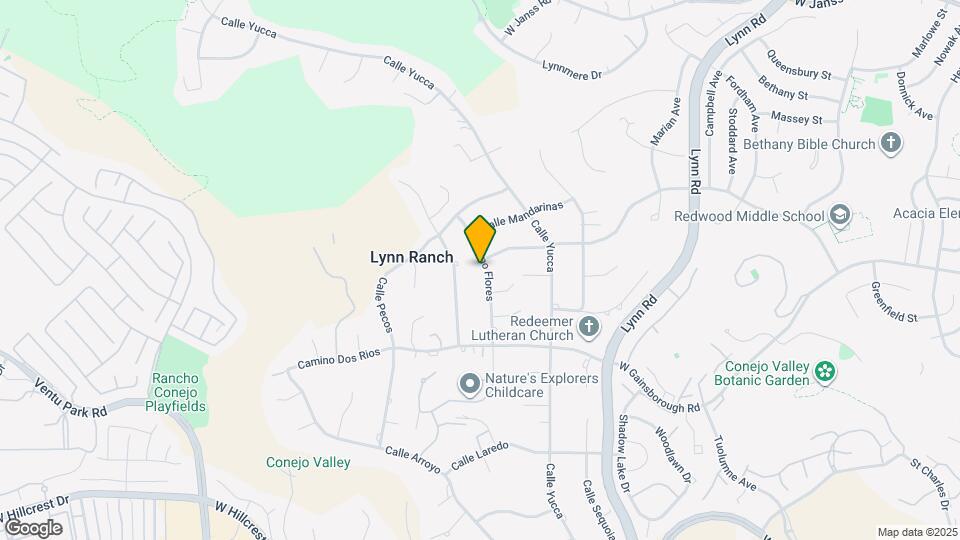 1089 Camino Flores Map and Location Details