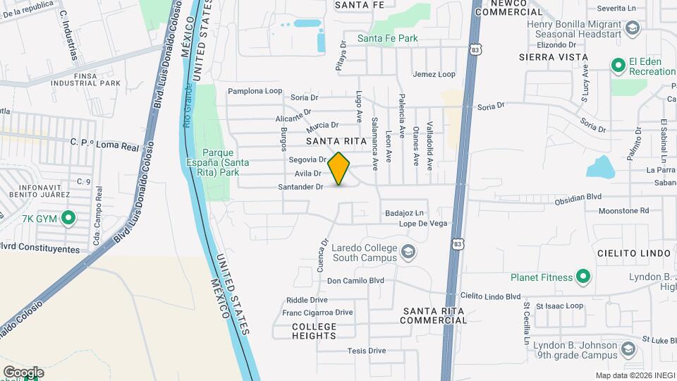 307 Santander Dr Map and Location Details