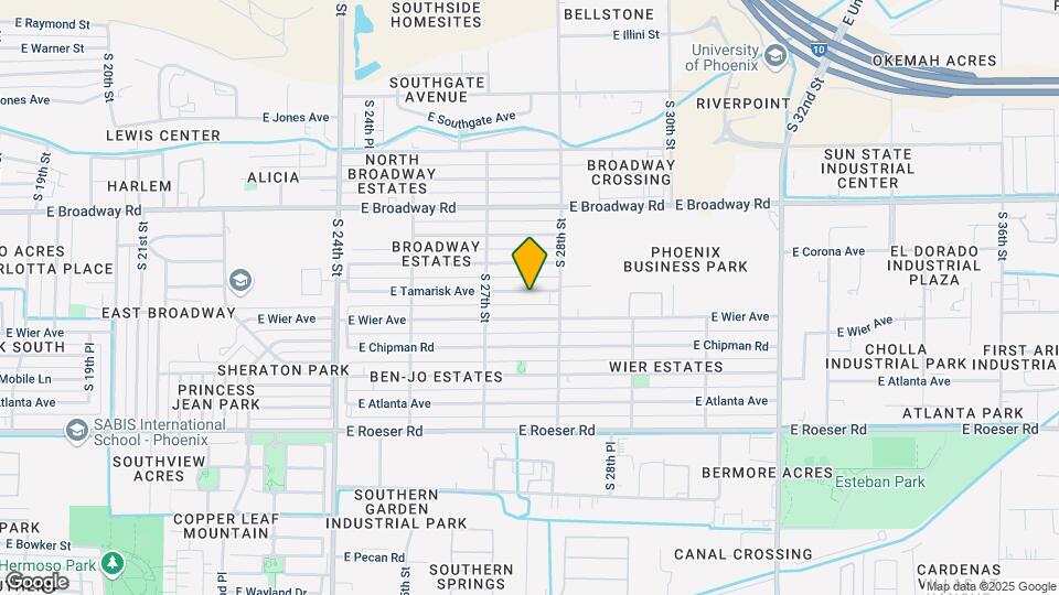 2739 E Tamarisk Ave-Unit -4 Map and Location Details
