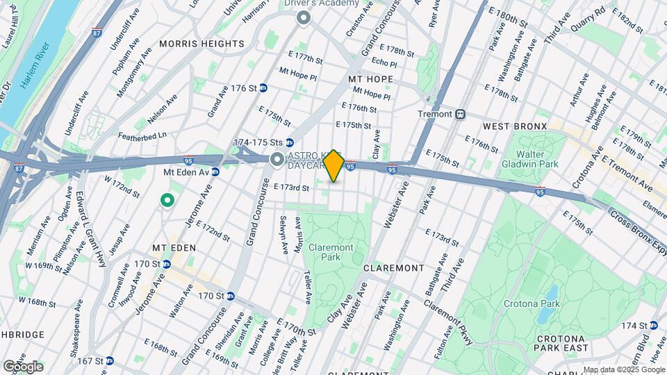 235 E 173rd St Map and Location Details