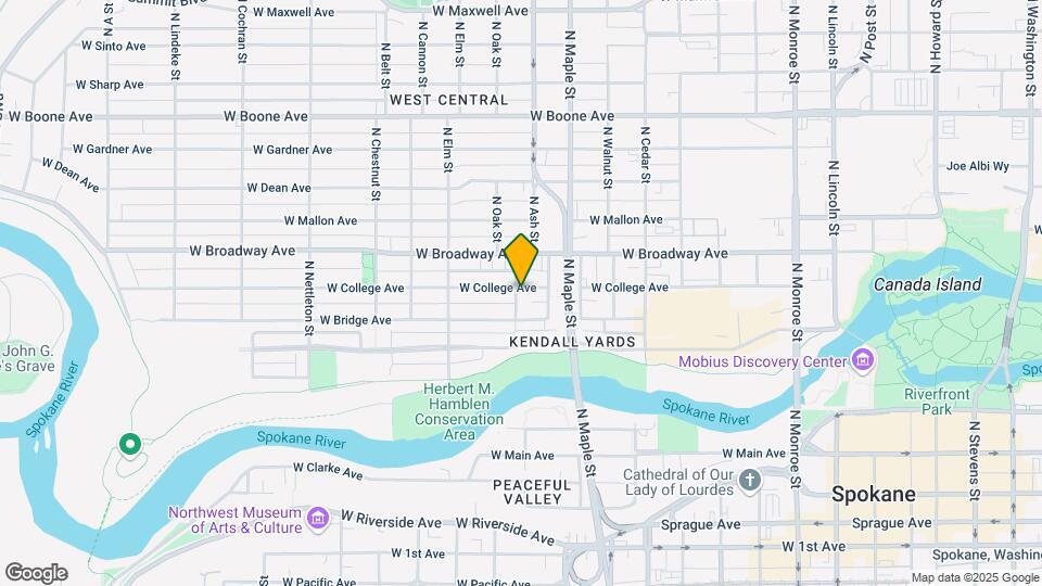 1723 W College Ave Map and Location Details