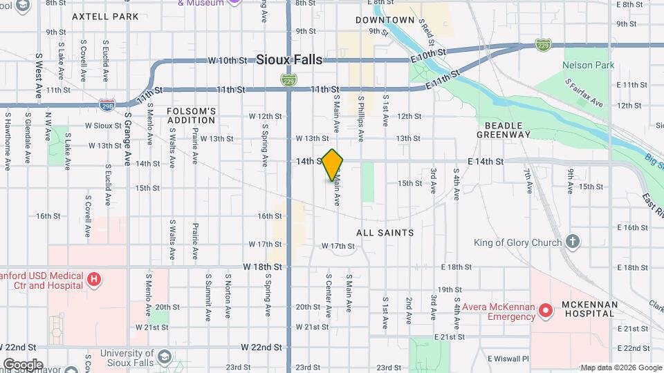 633 S Main Ave Mapa y Detalles de la Ubicación