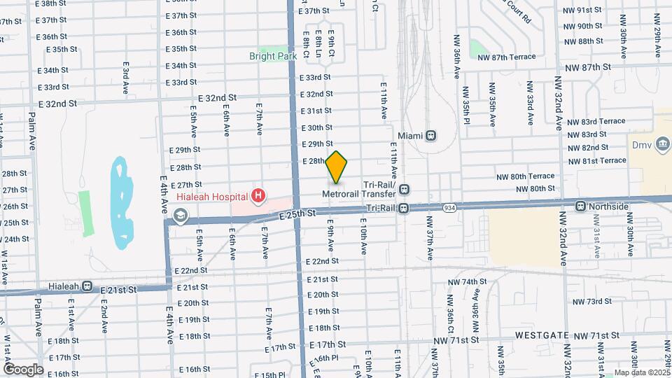 911 E 26th St, Unit A1 Map and Location Details