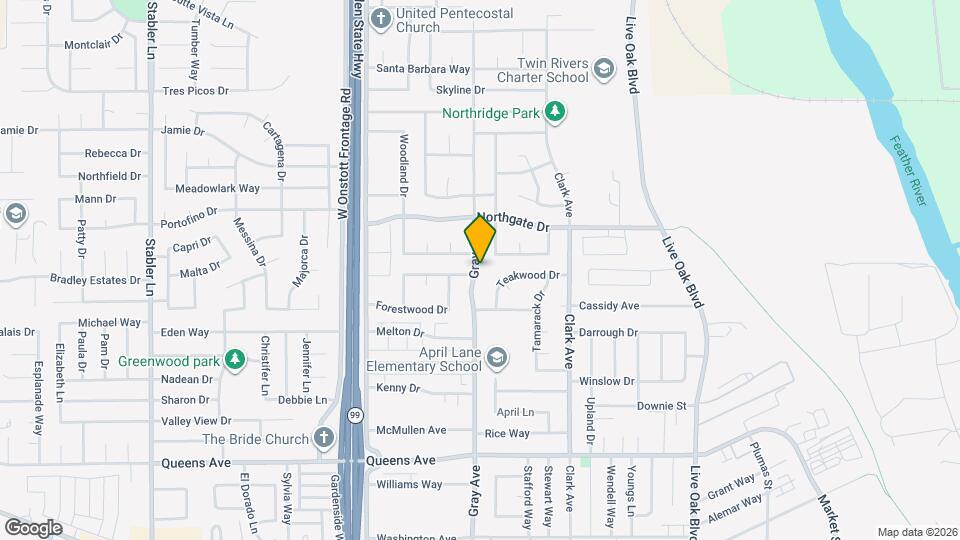 1701 Gray Ave Map and Location Details