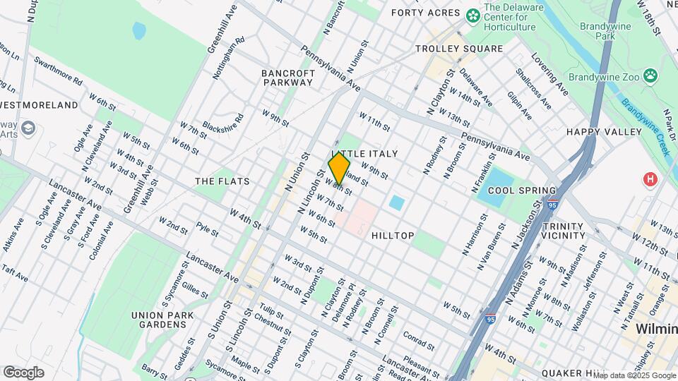1726 W 8th St-Unit -1 Map and Location Details