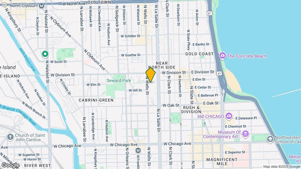 169 W Elm St Map and Location Details