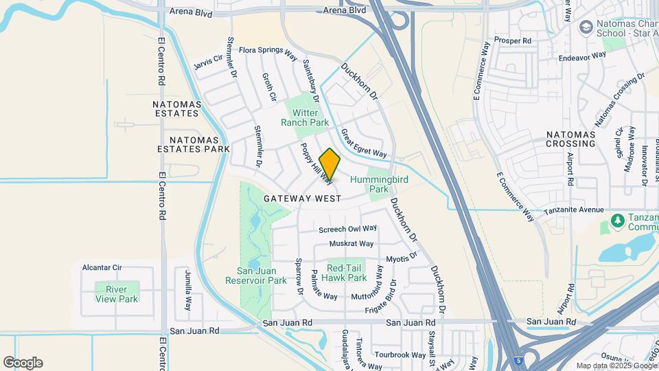 3635 Poppy Hill Way Map and Location Details