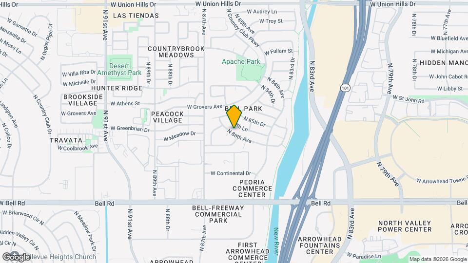 17521 N 86th Ave Mapa y Detalles de la Ubicación