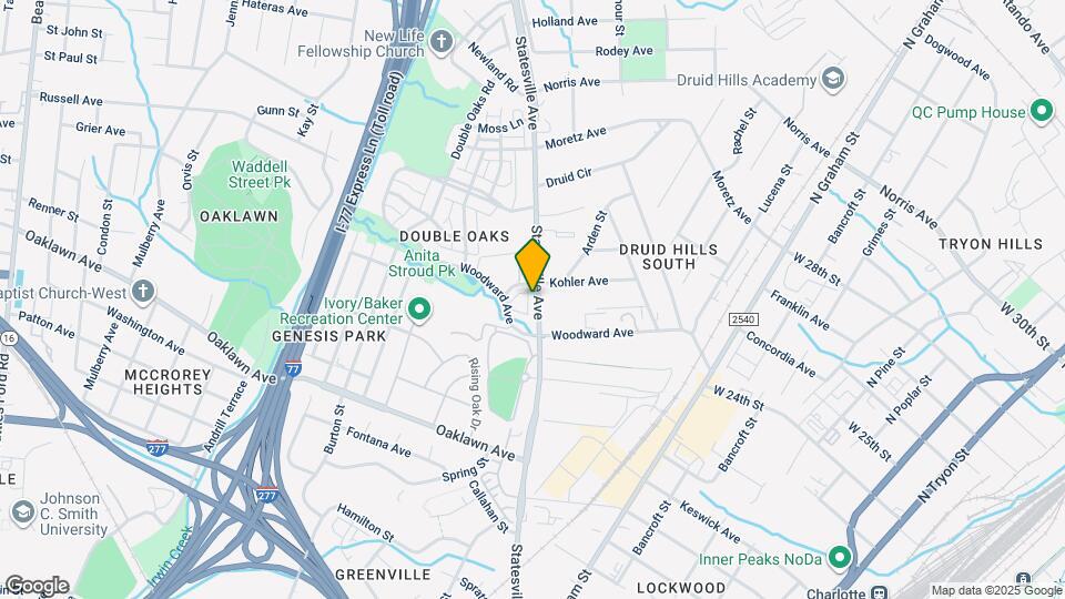2101 Statesville Ave Map and Location Details