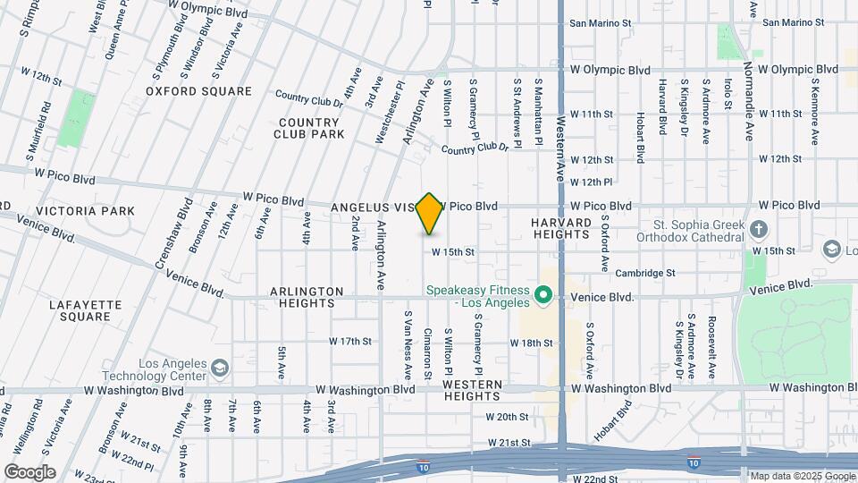 1412 S Van Ness Ave Map and Location Details