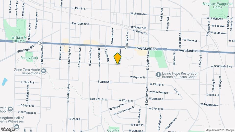11623 E 24th St S Map and Location Details