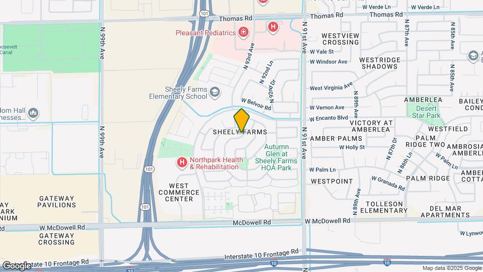 9314 W Bennet Plaza Map and Location Details