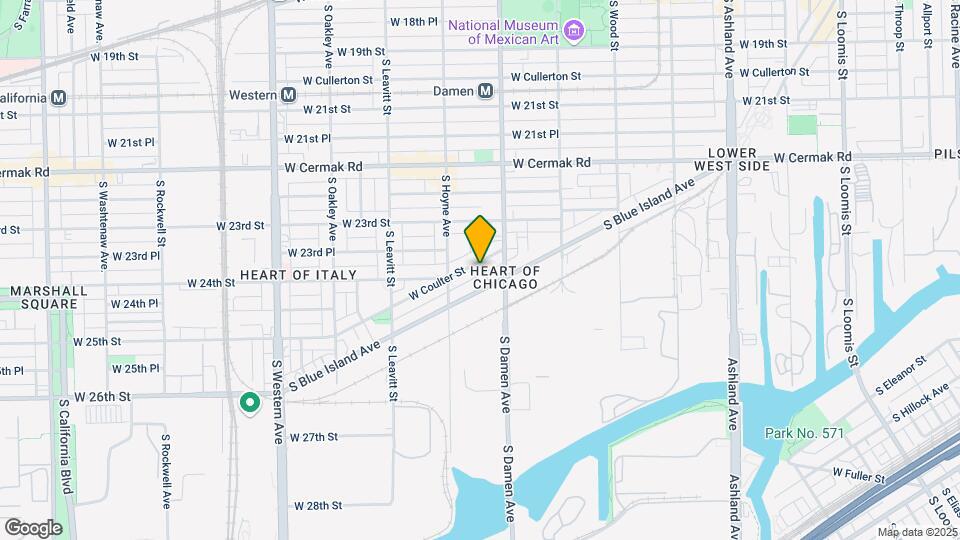2031 W Coulter St Map and Location Details