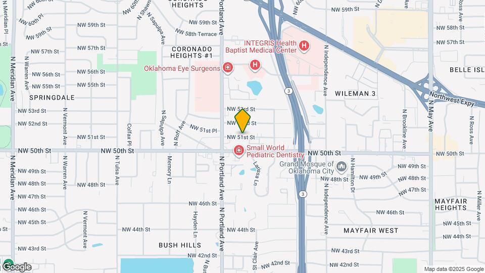 3605 NW 51st St Mapa y Detalles de la Ubicación