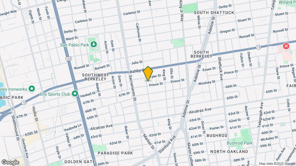 1603 Prince St Map and Location Details