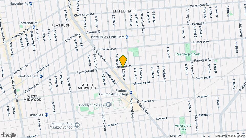 690 E 29th St Map and Location Details