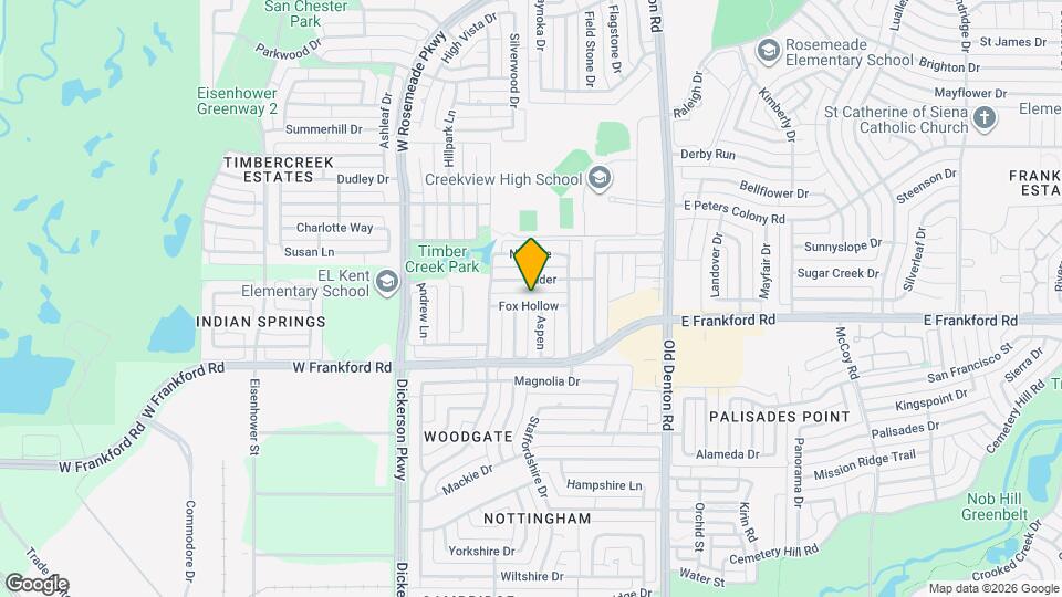 1210 Fox Hollow Map and Location Details