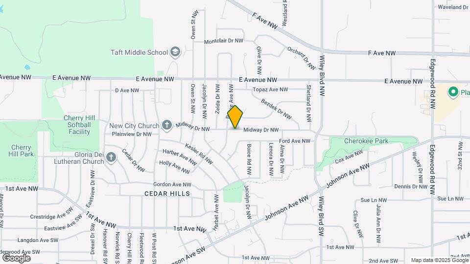 4821 Midway Dr NW Map and Location Details