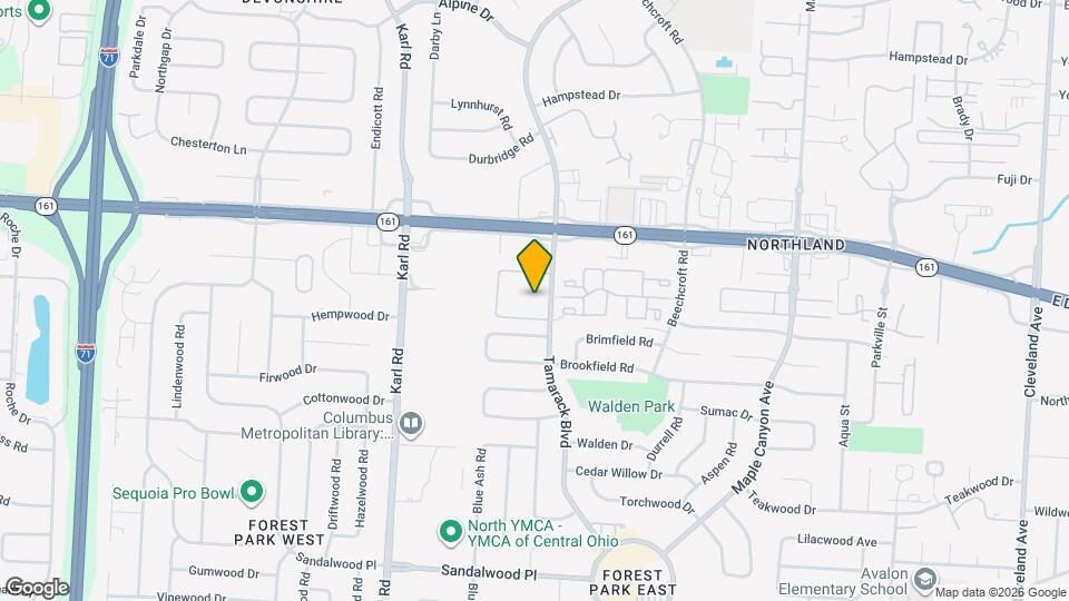 1752 Pine Tree St S Map and Location Details
