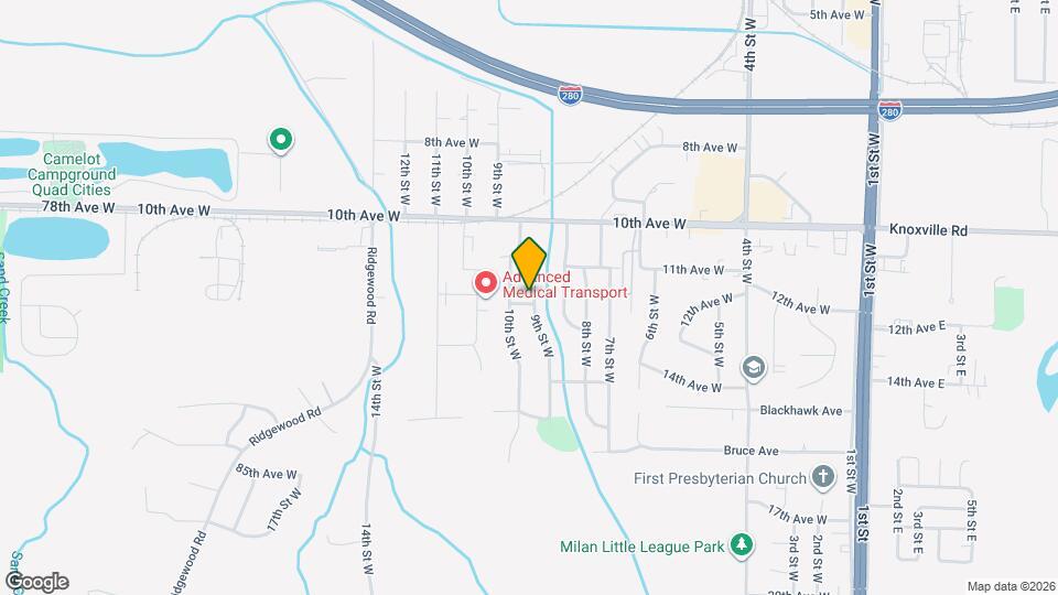 7918 9th St W Map and Location Details