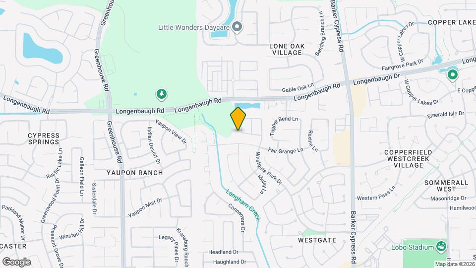 7807 Pasture Spring Ln Map and Location Details