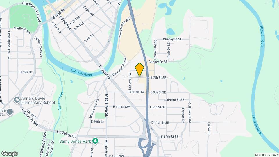 312 E 7th St SW Map and Location Details