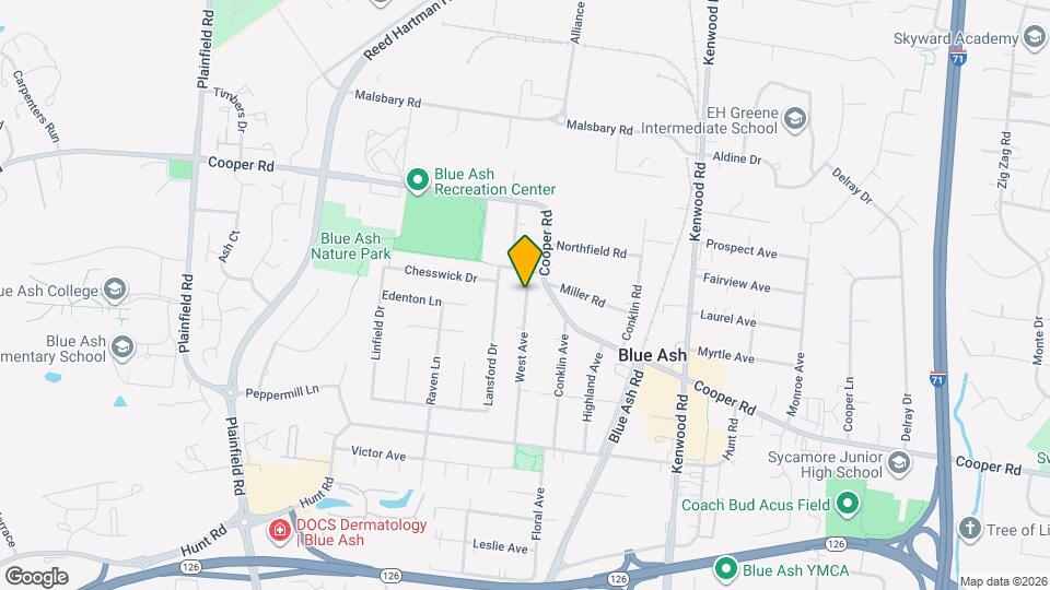 9663 West Ave Map and Location Details