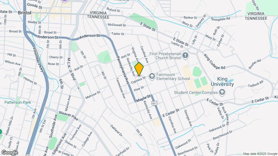 301 Cypress St, Unit 5 Map and Location Details