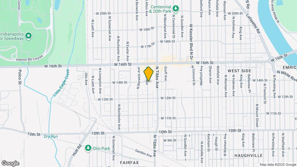 1319 N Alton Ave Mapa y Detalles de la Ubicación