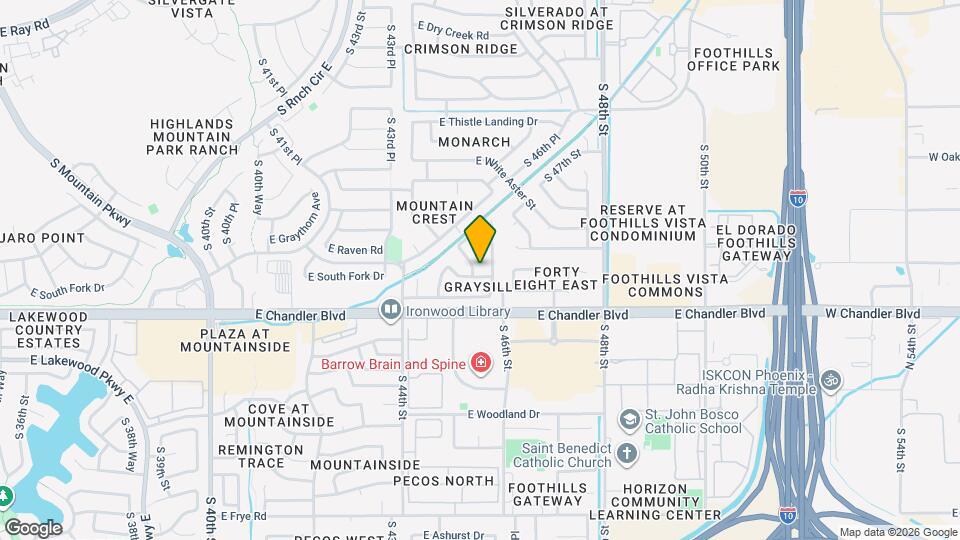 15439 S 45th St Mapa y Detalles de la Ubicación