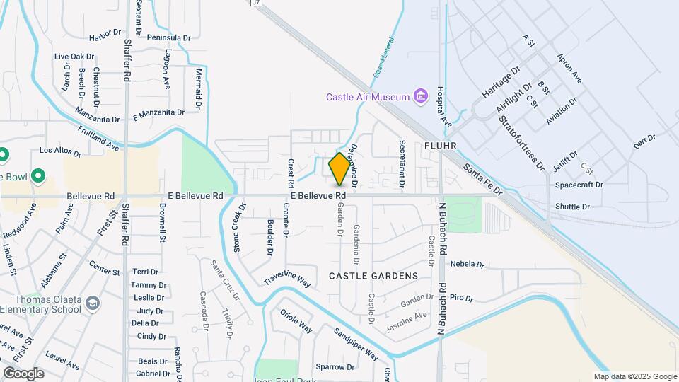 1261 E Bellevue Rd Mapa y Detalles de la Ubicación
