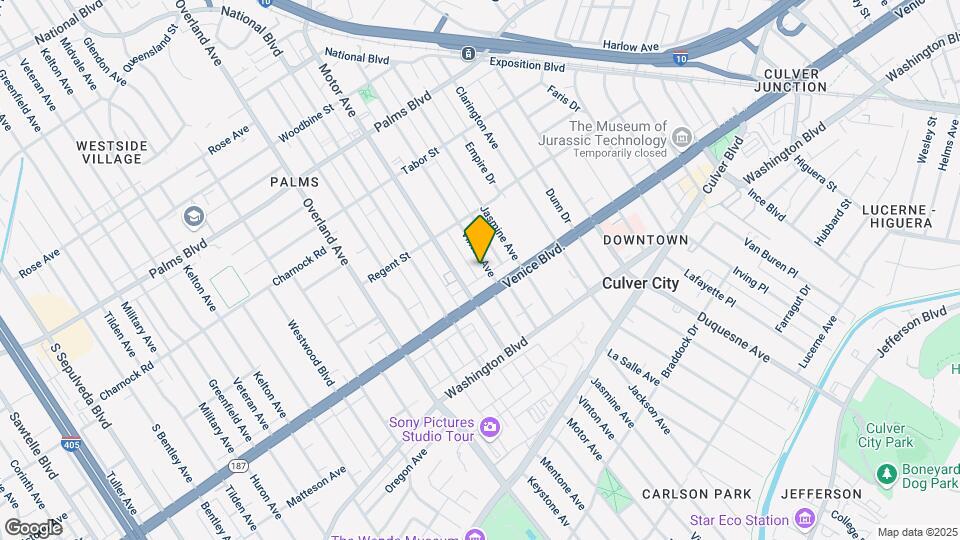 3765 Vinton Ave Mapa y Detalles de la Ubicación