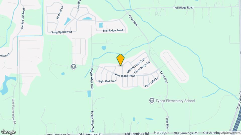 4895 Creek Bluff Ln Map and Location Details