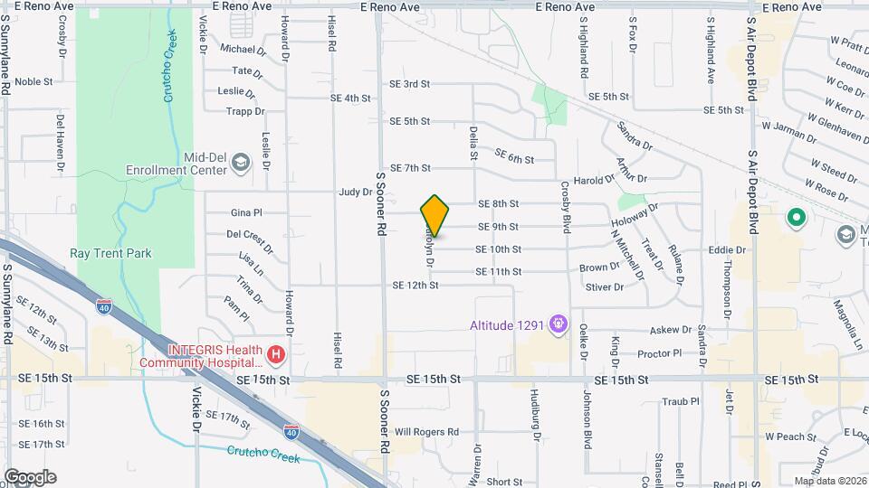 5805 SE 10th St Map and Location Details