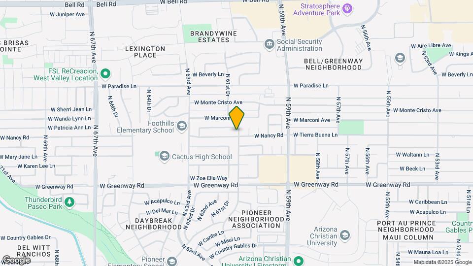 6104 W Nancy Rd Map and Location Details